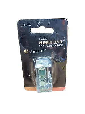 Vello Two-Axis Hot-Shoe Bubble Level • $16.50