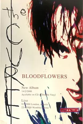 The Cure Bloodflowers Original UK Promo Poster 18.5 X 28 • $194.66