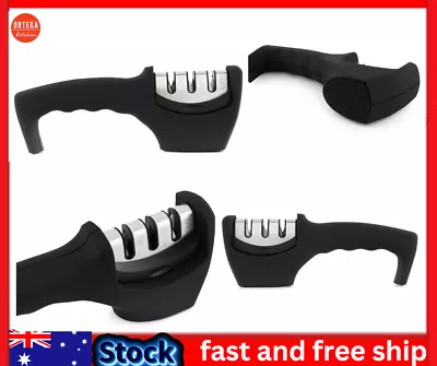 Knife Sharpener 3 Stage Kitchen Diamond Sharp Knives Scissor Sharpening Tool • $8.88