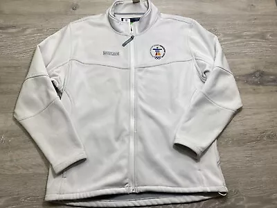 Vancouver 2010 Olympic Games Jacket White WomensXLarge Full Zip Official Elevate • $25