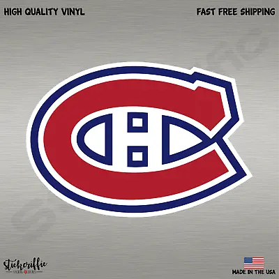 Montreal Canadiens NHL Hockey Full Color Logo Sports Decal Sticker-Free Shipping • $1.59
