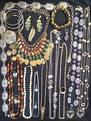 Vintage Mod Wearable Signed STAR Coro Ann Taylor S Coventry 1lbs 9oz Jewelry Lot • $15.50