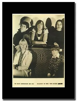 £15.99 • Buy The Velvet Underground _ Nico - Excusively   - Matted Mounted Magazine Artwork