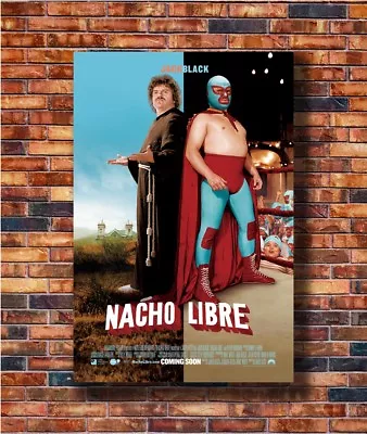 New NACHO LIBRE MOVIE 2 Sided ORIGINAL INTL Poster -14x21 24x36 Art Gift X-2035 • $11.14