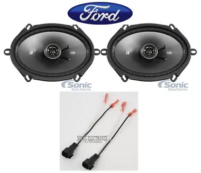 Kicker 6x8  Front Speaker Replacement Kit For 1999-2004 Ford F-250/350/450/550 • $95.94