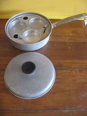 Vtg Mirro Aluminum Poacher Is Egg-cellent Deal! 3 Egg Poacher • $10