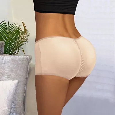 UK Padded Bum Pants Enhancer Shaper Panty Butt Lifter Booty Boyshorts Underwear • £5.99