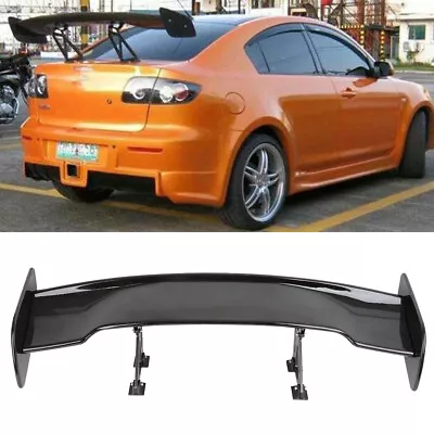 For Mazda Miata MX-5 GT Style Matter Black Racing Rear Trunk Spoiler Wing Lip • $146.43