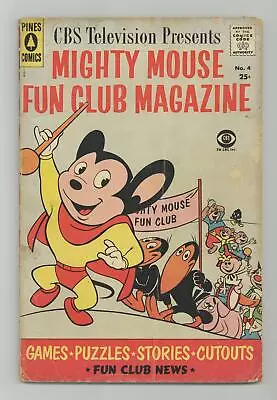 Mighty Mouse Fun Club Magazine #4 GD 2.0 1958 Low Grade • $4