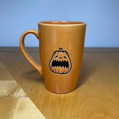 Brushes Stoneware Pumpkin Jack-O-Lantern Design Coffee Tea Mug Orange #B029 • $8.99