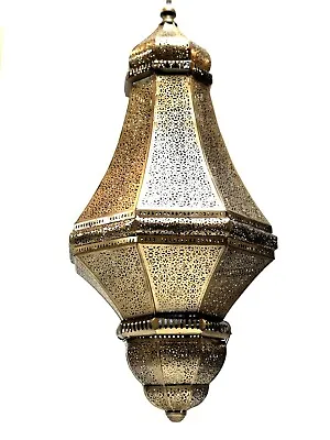 Moroccan Lamp Style Pendant Metal Ceiling Light Hanging Lantern Indoor Outdoor • $175