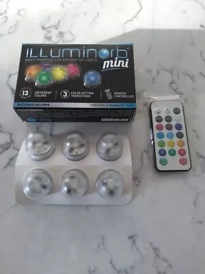 Illuminorb Mini 6 Color Changing Led Decorative Ball Light 13 Different Colors  • $5