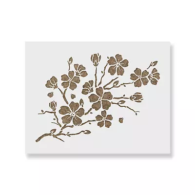 Cherry Blossom Stencil - Durable & Reusable Mylar Stencils • $5.99