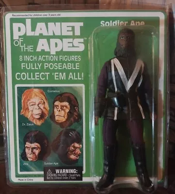 Custom MEGO - PLANET Of The APES Soldier Ape Vintage Type 2 Body W EMCE Package • $79
