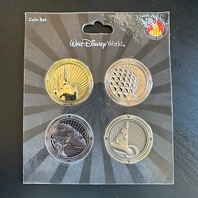 Walt Disney World Parks X4 Coins Walt Disney World Coin Set Still Factory Sealed • £19.99