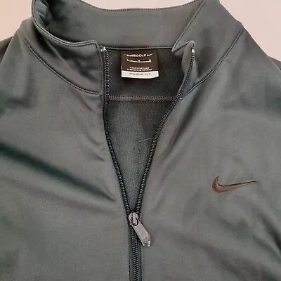 Nike Golf Mens Full Zip Therma-Fit Jacket 52  Large Stay Warm Graphite • $31.49