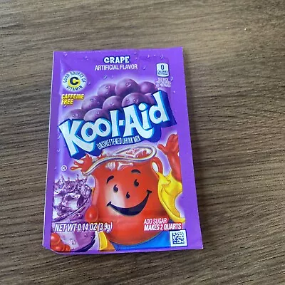 £1 • Buy Kool Aid American Powder Mix Drink Grape Single Sachet