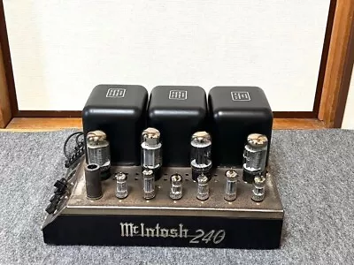 McIntosh MC240 Vintage Audiophile Classic Hifi Stereo Tube Power Amplifier • $3190