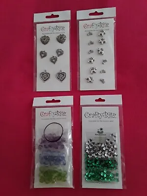 Crafting Accessories Card Making Embellishments - 4 Assorted Packs • £4.99