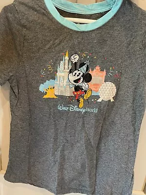 Walt Disney World Mickey Mouse 90th Birthday T-Shirt Women's Size M • $18