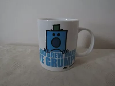 Mr Men Grumpy Novelty Coffee Tea Mug Cup A Bad Brew Makes Me Grumpy • £7.99