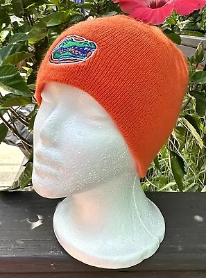 NCAA Florida Gators LOGO Skull Cap Knit Beanie Hat Top Of The World Orange • $7.49