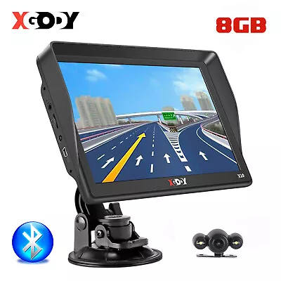 XGODY 9 Inch BT Car GPS Navigation HD Navigator System 8GB 256MB+Reverse Camera • $136.99