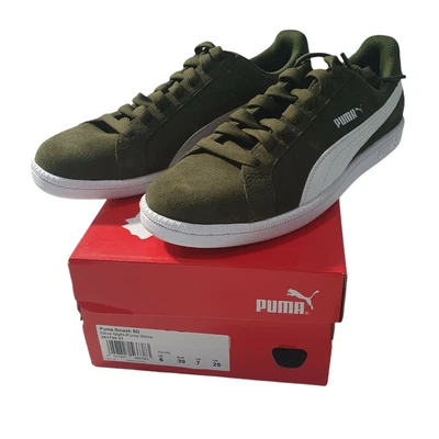 $59.99 • Buy Mens Puma Smash SD Suede Sneakers Shoes Size US7 (25cm) UK6 Green Olive Colour 