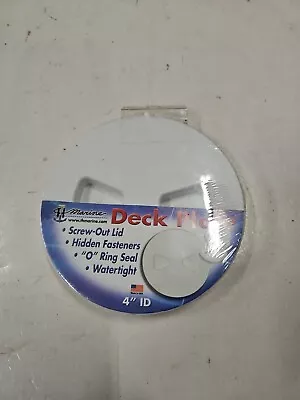 DPS-4-2DP TH MARINE 4  I.D. White  Low Profile Watertight Deck Plate NOS  OMC80 • $18