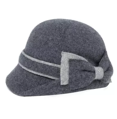 £9.50 • Buy Jeff Aimy Women Winter Wool Felt Cloche Hat Ladies 1920s