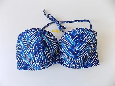 £4.99 • Buy Cleo Swim By Panache  SUKI Bandeau Tie Halter Neck Bikini Top
