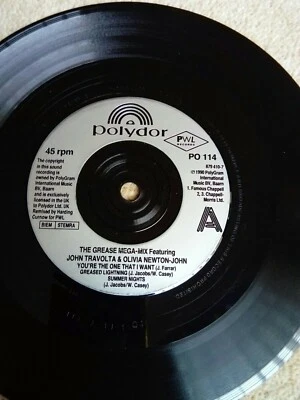 £0.99 • Buy The Grease Mega Mix - Ft John Travolta & Olivia Newton John 7  Vinyl