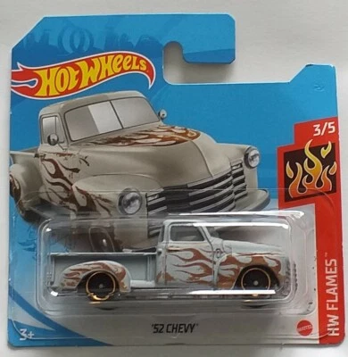 $7.34 • Buy Hot Wheels 2021 '52 Chevy Pickup, Grey, Short Card.