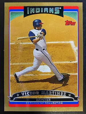 Victor Martinez 2006 Topps Baseball Gold Card /2006 Cleveland Indians #105 • $0.99