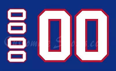 $39.99 • Buy Kansas City Scouts Customized Number Kit For 1975-1976 Away Uniform