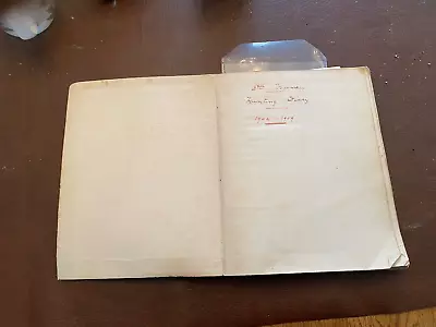 Hunting Diary 1902 - 1909 Hand Written Diary Newspaper Clips Sketches...Part 2 • $8.08