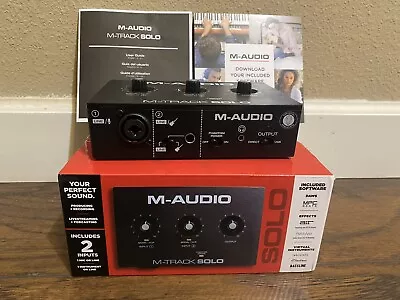 M-Audio M-Track Solo 2-Channel USB Audio Interface  • $28