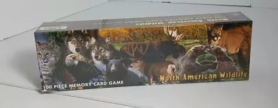 New Sealed North American Wildlife Memory Card Game 100 Piece Games Animals  • $15