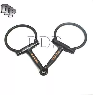 5 Inch D Ring Snaffle Bit With Copper Rollers BT-005 • $14.99