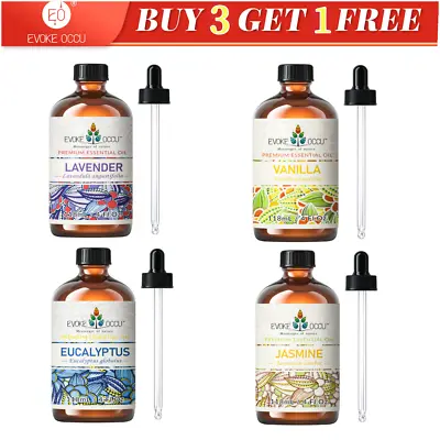 4oz. Essential Oil 100% Pure Natural Diffuser Aromatherapy Therapeutic Skin SPA • $7.99