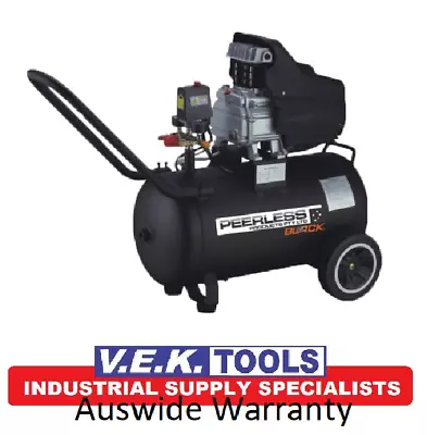 Peerless Black PB2500 Electric Direct Drive Air Compressor - 154LPM 2.5HP 30L • $449.90