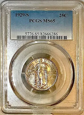 1929-S Standing Liberty Quarter PCGS MS65 • $540