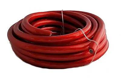 IMC AUDIO 2 Gauge 20' Ft Ground Wire Cable Red Power Car Audio Amp Awg • $20.48