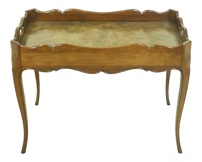 53090EC: BAKER Country French Walnut & Cherry Tea Table • $565