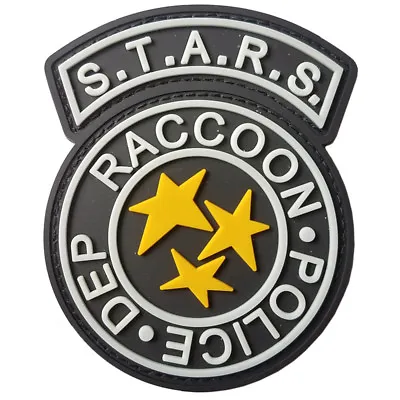 Resident Evil Raccoon City S.T.A.R.S. POLICE DEP. RUBBER PATCH GLOW IN DARK /01 • $7.99