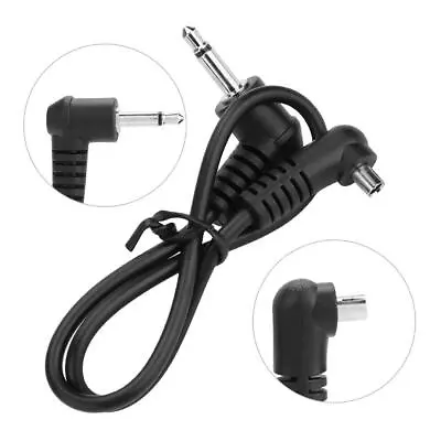 £3.31 • Buy 3.5mm Flash Sync Cable Cord With Screw Lock To Male Flash PC For Canon Cam