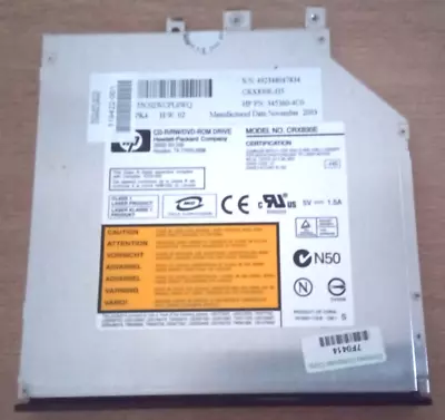 HP Compaq NX9010 DVD-ROM / CD-RW Combo Optical Drive - 345360-4C0 - 2003 - IDE • £19.99