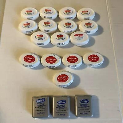 $19.99 • Buy Lot Colgate Total Mint,Colgate,Oral B Glide ProHealth Dental Floss Expired 3 Yds