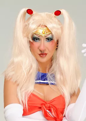 Sailor Moon Style Blonde Wig With Jewels • £32.99