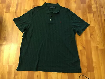 Polo Ralph Lauren Classic Fit Mini Crest Gothic P Size XL Polo Shirt • $29.95